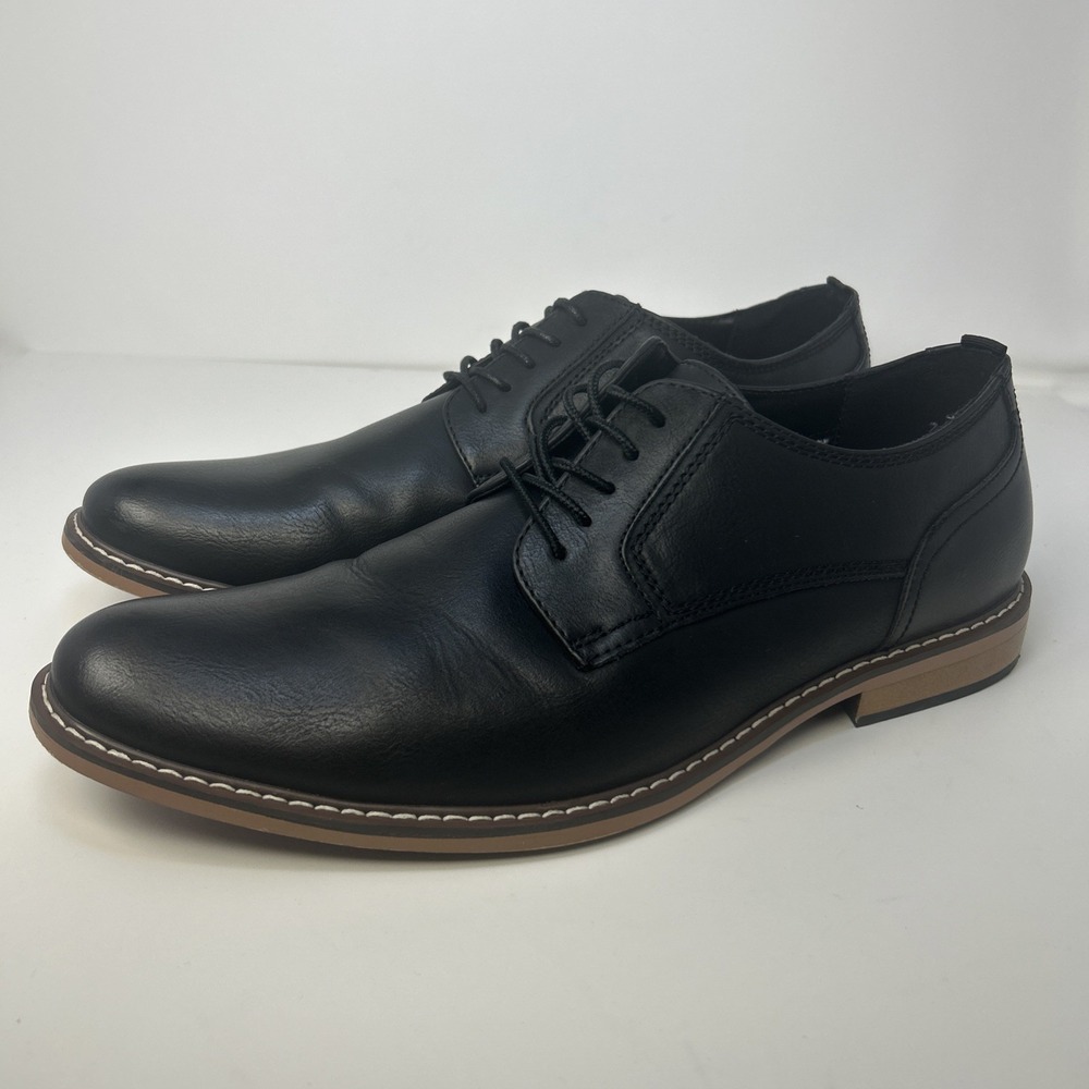Madden by Steve Madden Ajapp Men's Oxford Dress Shoes Black‎ Size 13 Low Top